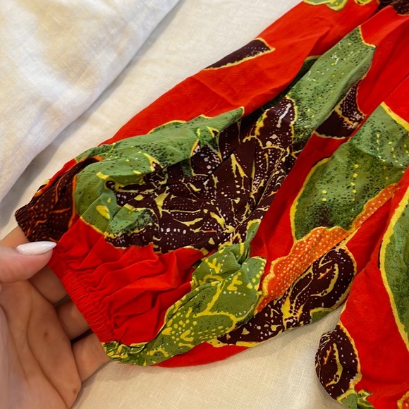 FREE PEOPLE off the shoulder pattered crop top - Picture 6 of 9